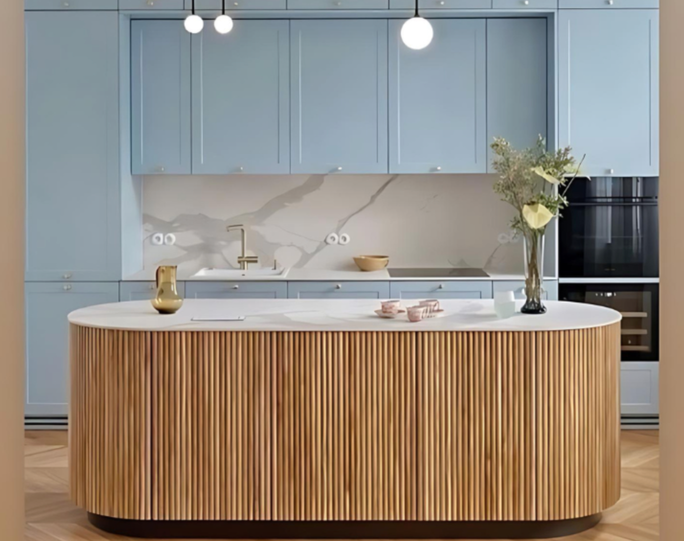 Revestimiento flexible de roble efecto 3D para paredes
