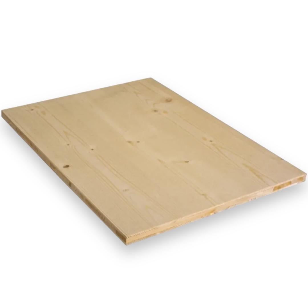 Tablero Tricapa de Abeto B/C 1250x2100 mm: Estabilidad y Resistencia para Construcción