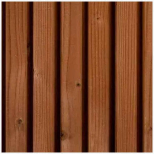 Pack of 10 TRIPLO heat-treated tongue and groove wood planks – 20×140×2400 mm for interior and exterior wall and ceiling cladding