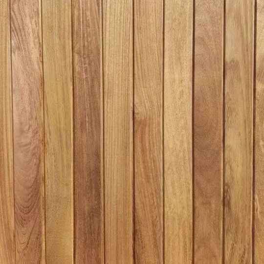 Revestimiento de Pared o Techo machihembrado de Iroko