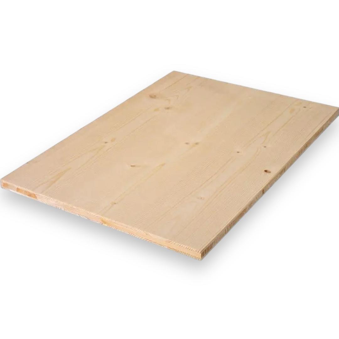 Tablero Tricapa de Abeto B/C 1250x2100 mm: Estabilidad y Resistencia para Construcción