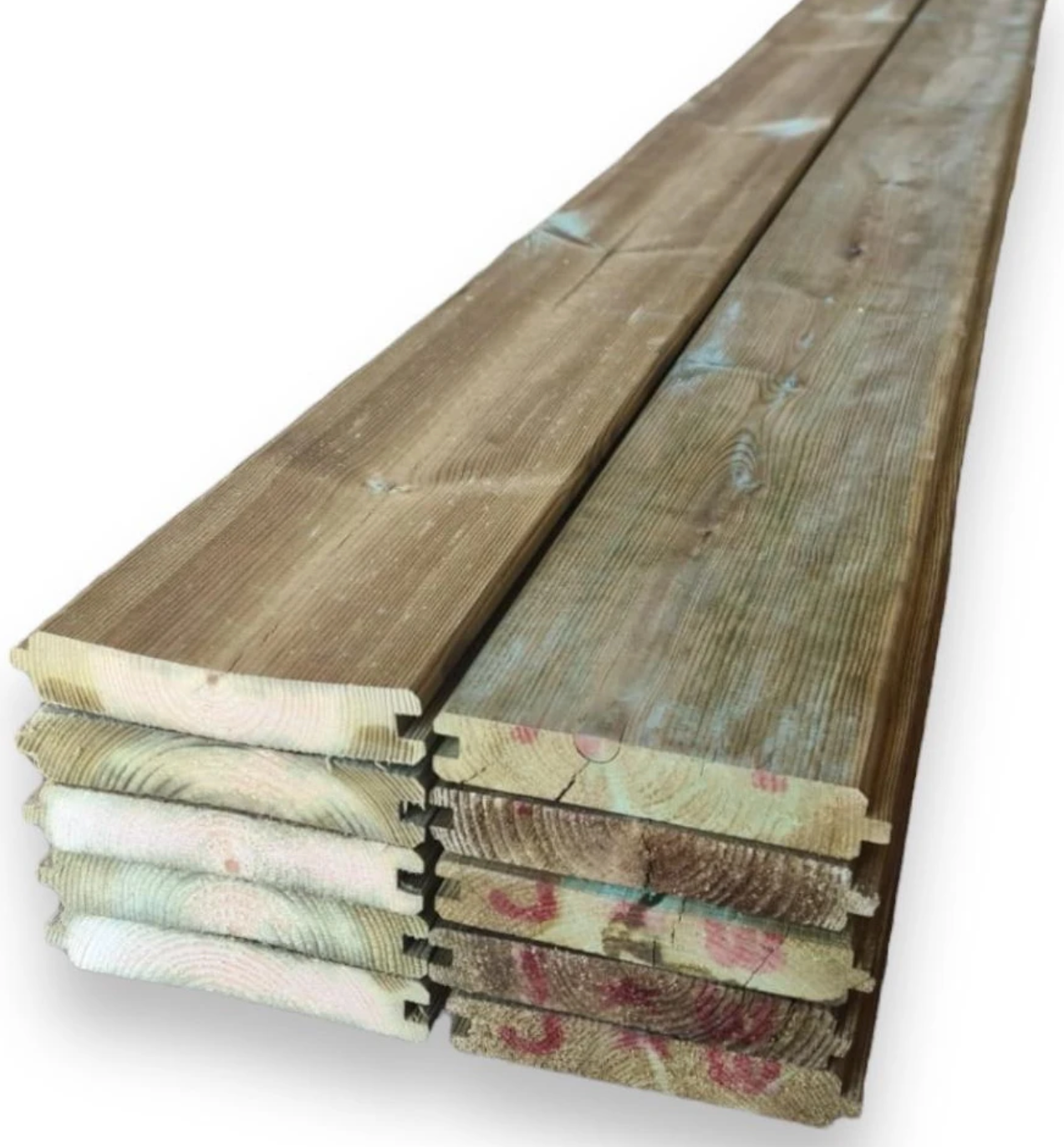 Revestimiento Madera Flandes Machihembrado