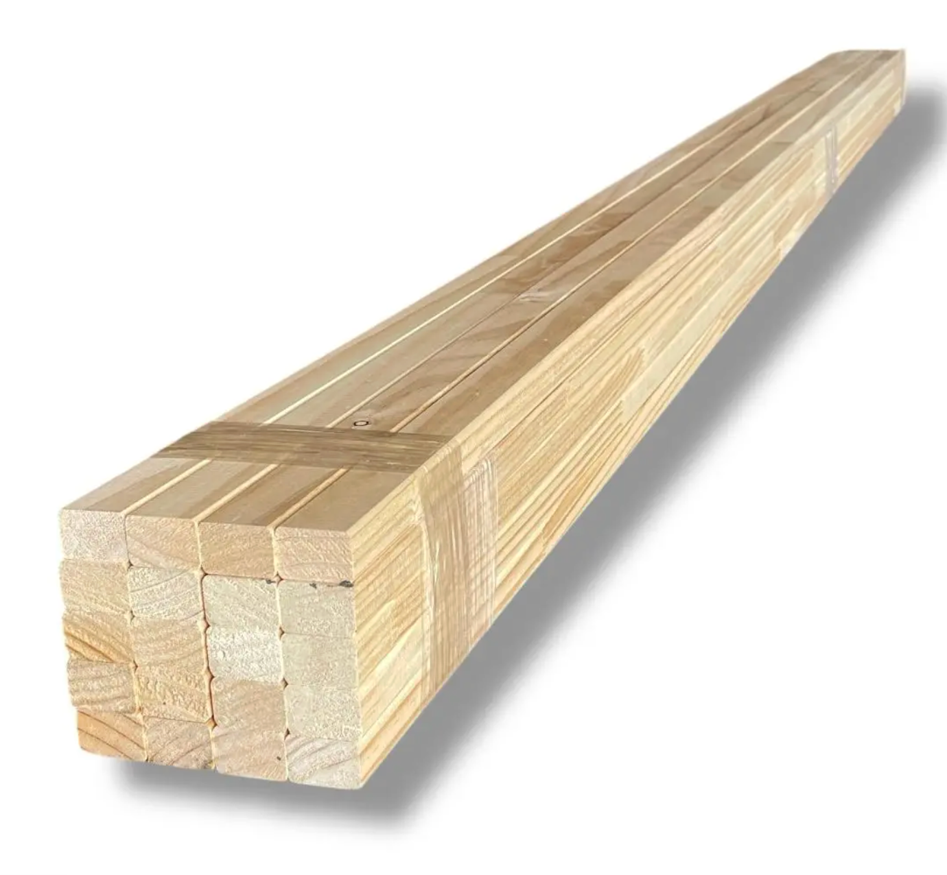 Listones de pino cepillado sin nudos finger-joint