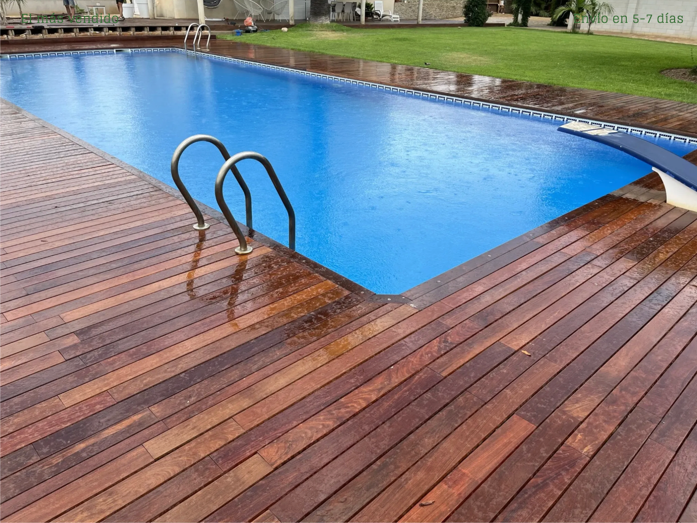 Madera Exterior de Ipe (grapa vista)