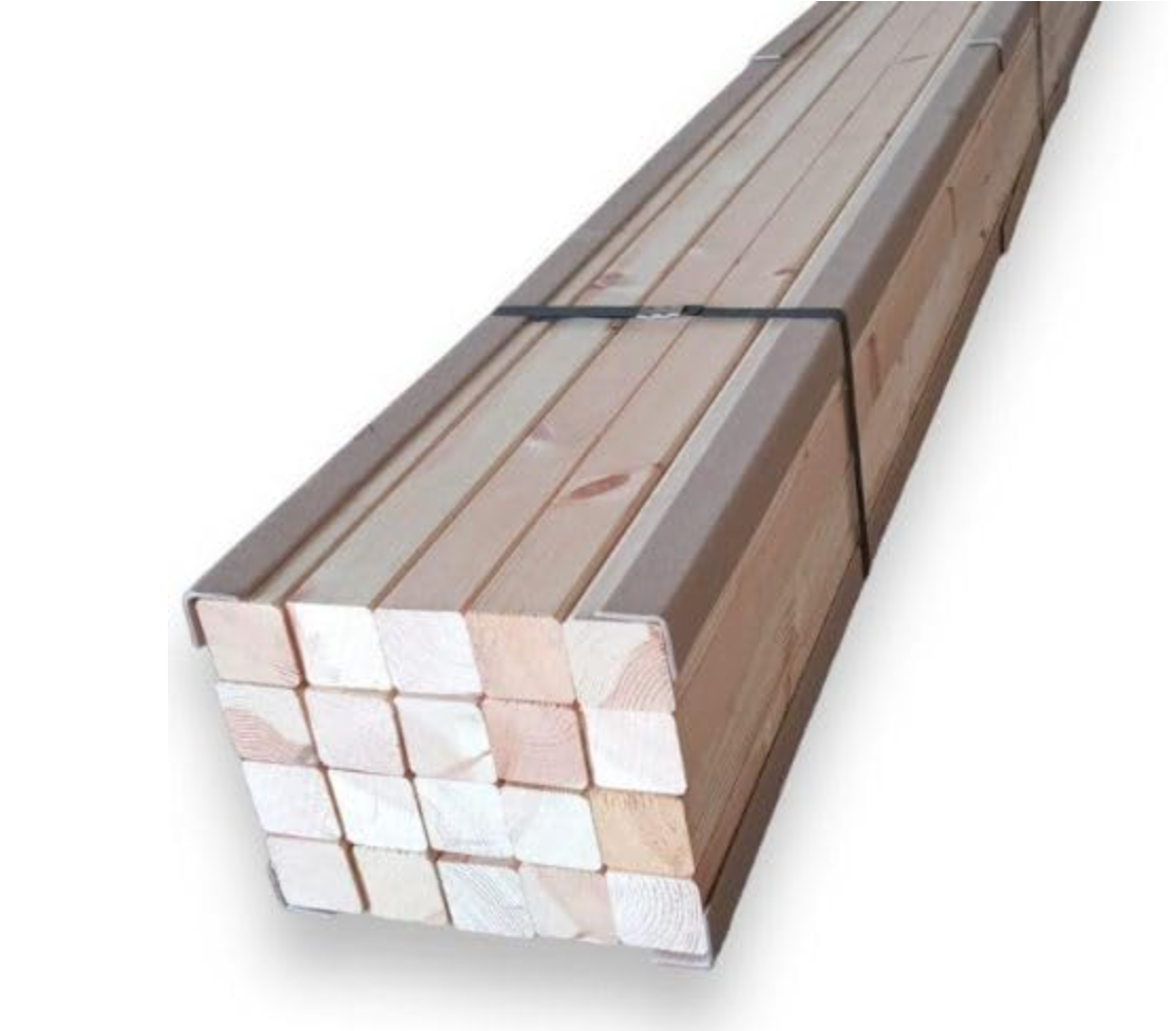 10er-Pack Kantholzleisten Kiefer 45x45x2200 mm