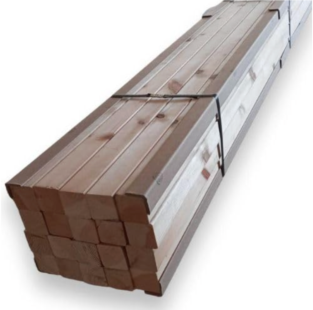 10er-Pack Kantholzleisten Kiefer 45x45x2200 mm