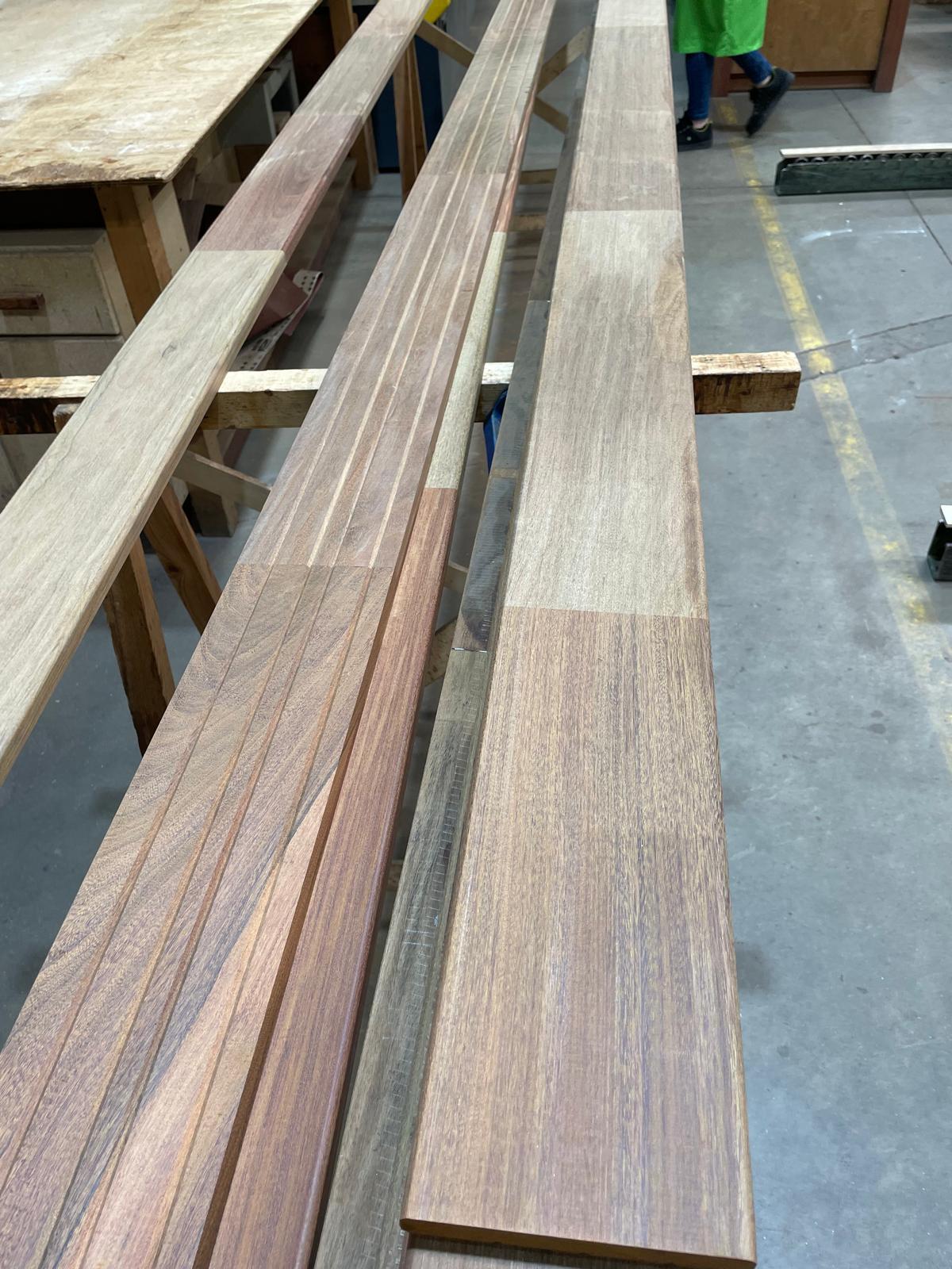 Madera tropical en Ipe (fingerjoint)