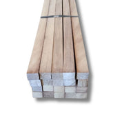 Pack de 10 rastreles de madera tropical 25x50x1800 mm